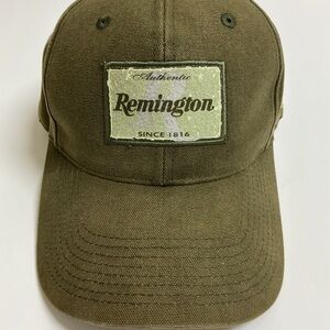 REMINGTON Baseball Cap Green Patch Adjust America's Oldest Gunmaker OSFM Vintage
